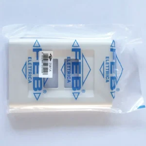 FEB 2587_A placca in plastica colore avorio